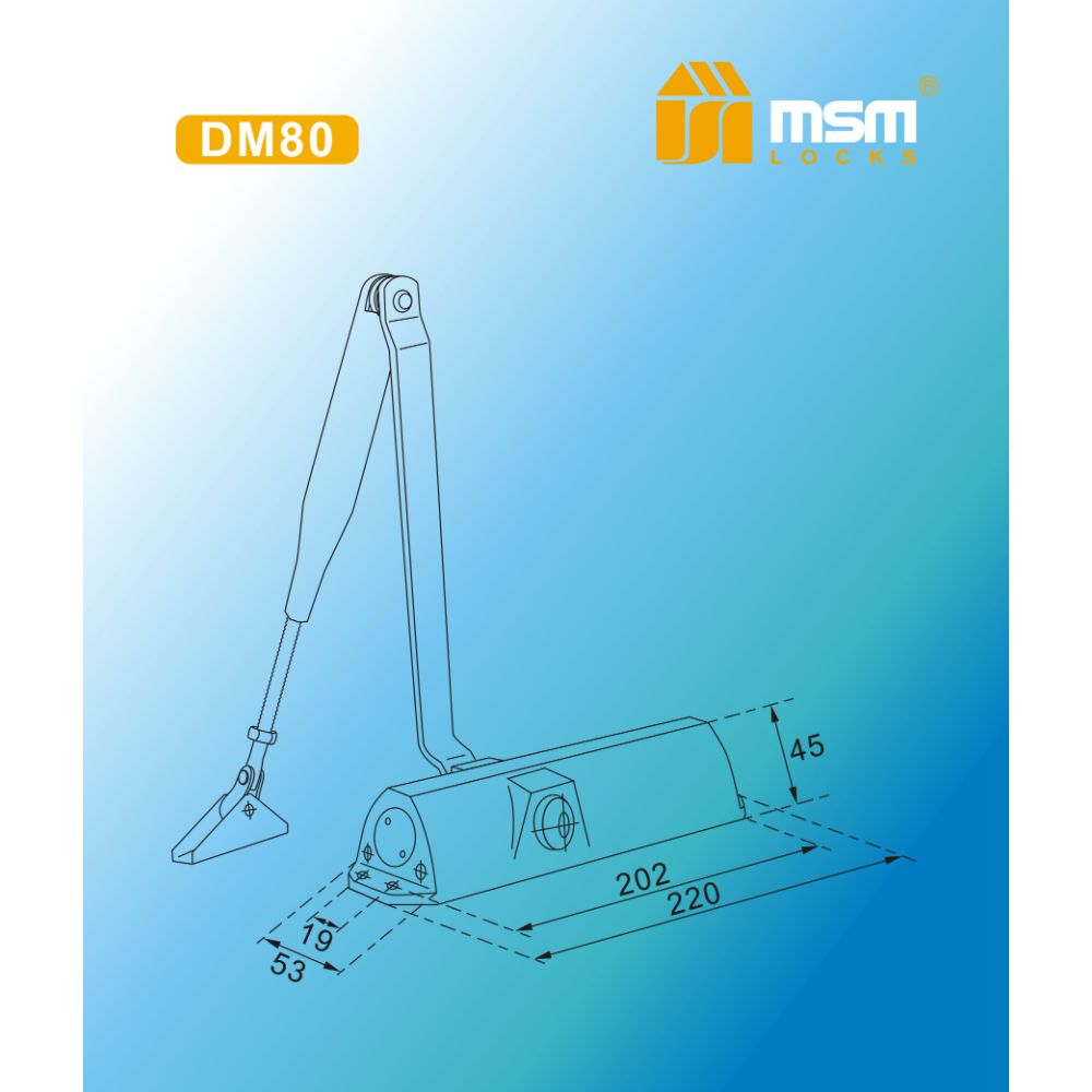  Доводчики DM80 0