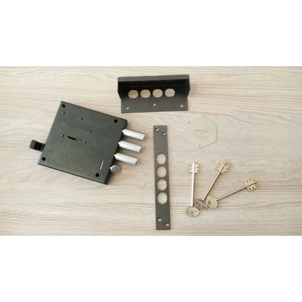 Фото  Замок накладной Керберос с защелкой 4-го класса взломостойкости - купить